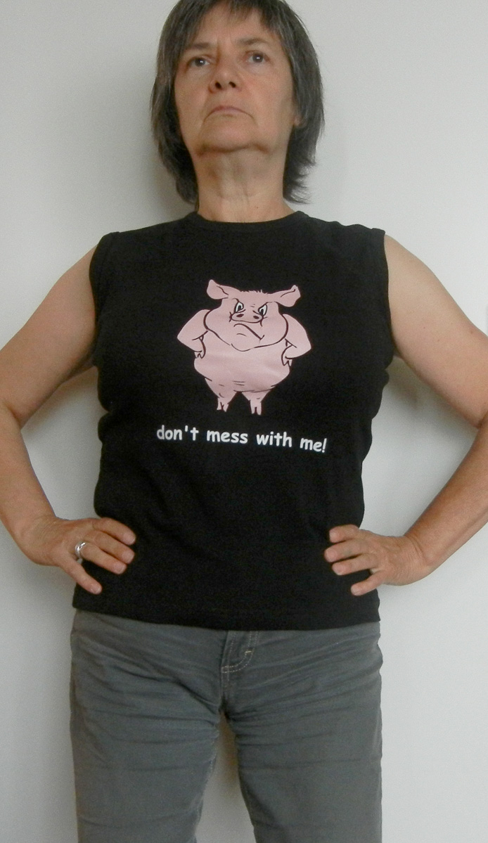 T-shirt 'Don't mess with me'